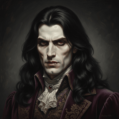 Vampire Lord — built-in fictional character preset for MorphMe Live